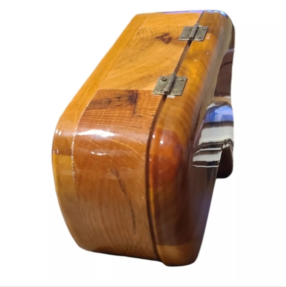 Boot Trinket Box Handcrafted Arthur Faison Jr Texas Cowboy Love Story Hinged - Picture 8 of 9